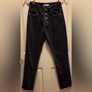 Adika Charcoal High Rise Women's Jeans